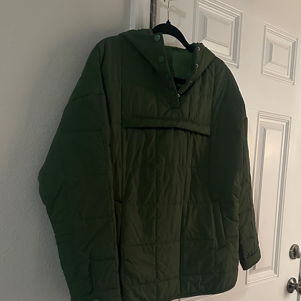 Women’s Green Hooded Jacket